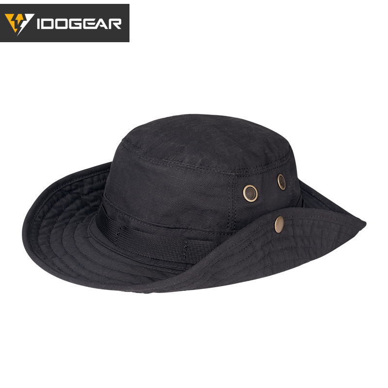 IDOGEAR Wide Brim Boonie Hat Sun Hat for Men Women Fishing Hunting Outdoor Activities with Adjustable Loops Buckle 3620-IDOGEAR INDUSTRIAL