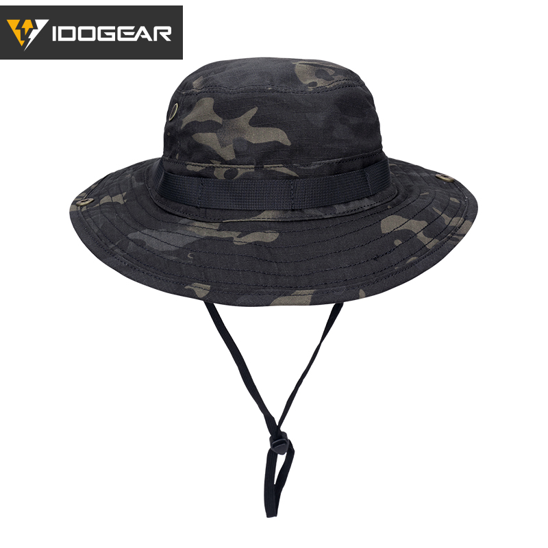 IDOGEAR Wide Brim Boonie Hat Sun Hat for Men Women Fishing Hunting Outdoor  Activities with Adjustable Loops Buckle 3620