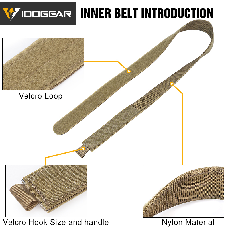 【Clearance Sale🔥】IDOGEAR Tactical Belt 2 Inch MOLLE Belt Quick Release Metal Buckle Gear Combat Belts 3429-IDOGEAR INDUSTRIAL