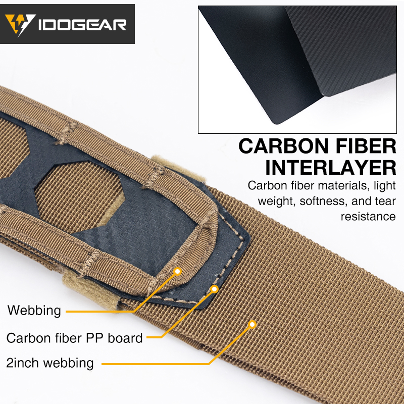 【Clearance Sale🔥】IDOGEAR Tactical Belt 2 Inch MOLLE Belt Quick Release Metal Buckle Gear Combat Belts 3429-IDOGEAR INDUSTRIAL