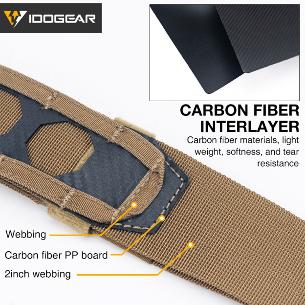 【Clearance Sale🔥】IDOGEAR Tactical Belt 2 Inch MOLLE Belt Quick Release Metal Buckle Gear Combat Belts 3429-IDOGEAR INDUSTRIAL