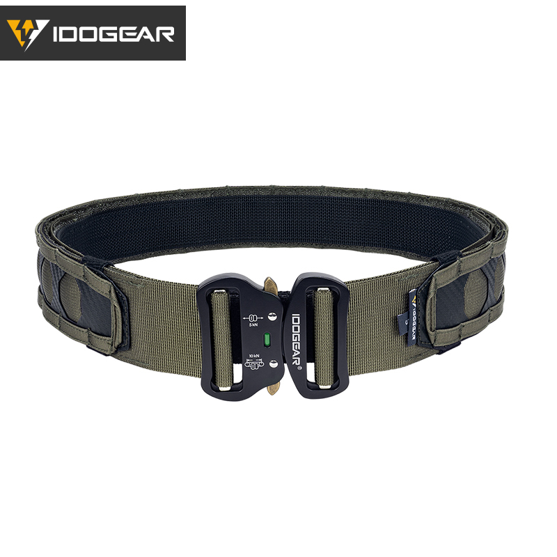 【Clearance Sale🔥】IDOGEAR Tactical Belt 2 Inch MOLLE Belt Quick Release Metal Buckle Gear Combat Belts 3429-IDOGEAR INDUSTRIAL