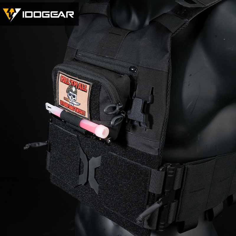 IDOGEAR Tactical Dump Drop Pouches Utility Tool Bag for Tactical Vest Tactical medical kit Mini Admin Pouch 35103-IDOGEAR INDUSTRIAL