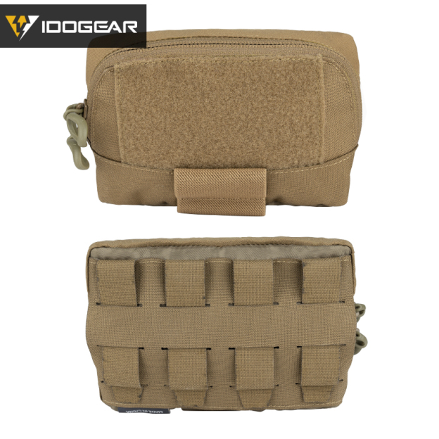IDOGEAR Tactical Dump Drop Pouches Utility Tool Bag for Tactical Vest Tactical medical kit Mini Admin Pouch 35103-IDOGEAR INDUSTRIAL