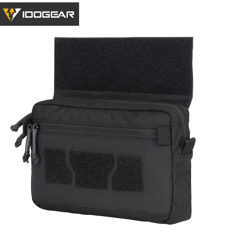 IDOGEAR Tactical Drop Pouch Multi-Function Abdominal Fanny Pack Camouflage Waist Bag Tactical EDC Combat Pouch 3587-IDOGEAR INDUSTRIAL