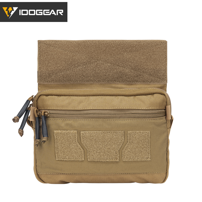 IDOGEAR Tactical Drop Pouch Multi-Function Abdominal Fanny Pack Camouflage Waist Bag Tactical EDC Combat Pouch 3587-IDOGEAR INDUSTRIAL