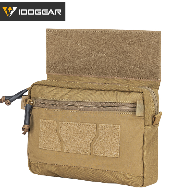 IDOGEAR Tactical Drop Pouch Multi-Function Abdominal Fanny Pack Camouflage Waist Bag Tactical EDC Combat Pouch 3587-IDOGEAR INDUSTRIAL