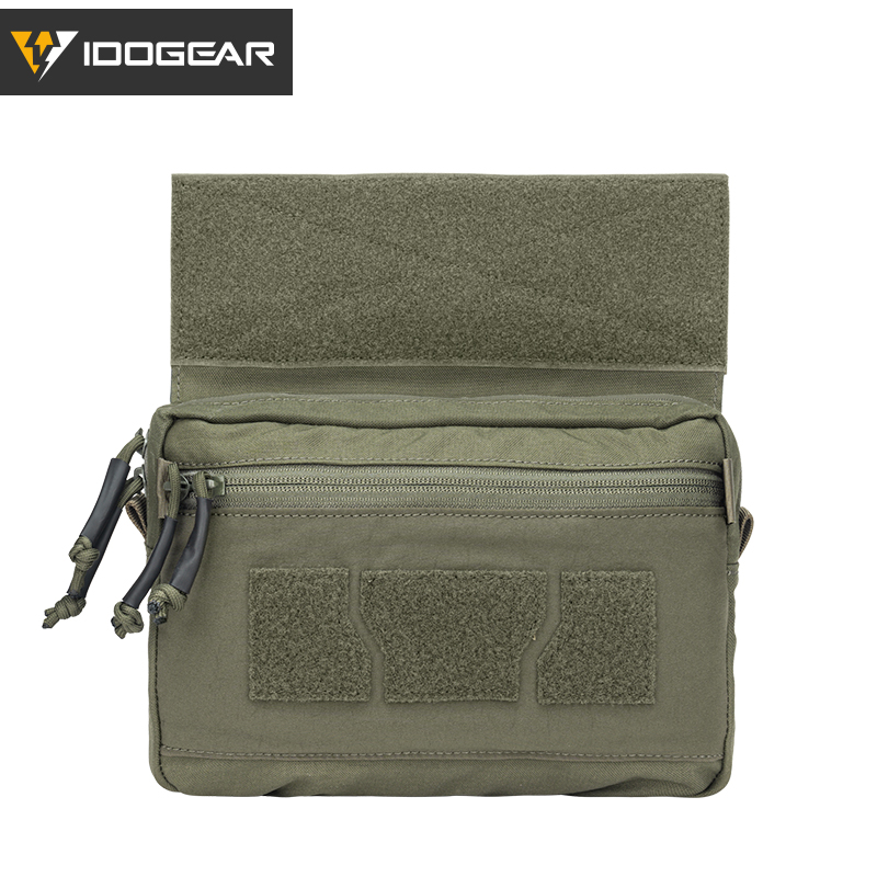IDOGEAR Tactical Drop Pouch Multi-Function Abdominal Fanny Pack Camouflage Waist Bag Tactical EDC Combat Pouch 3587-IDOGEAR INDUSTRIAL
