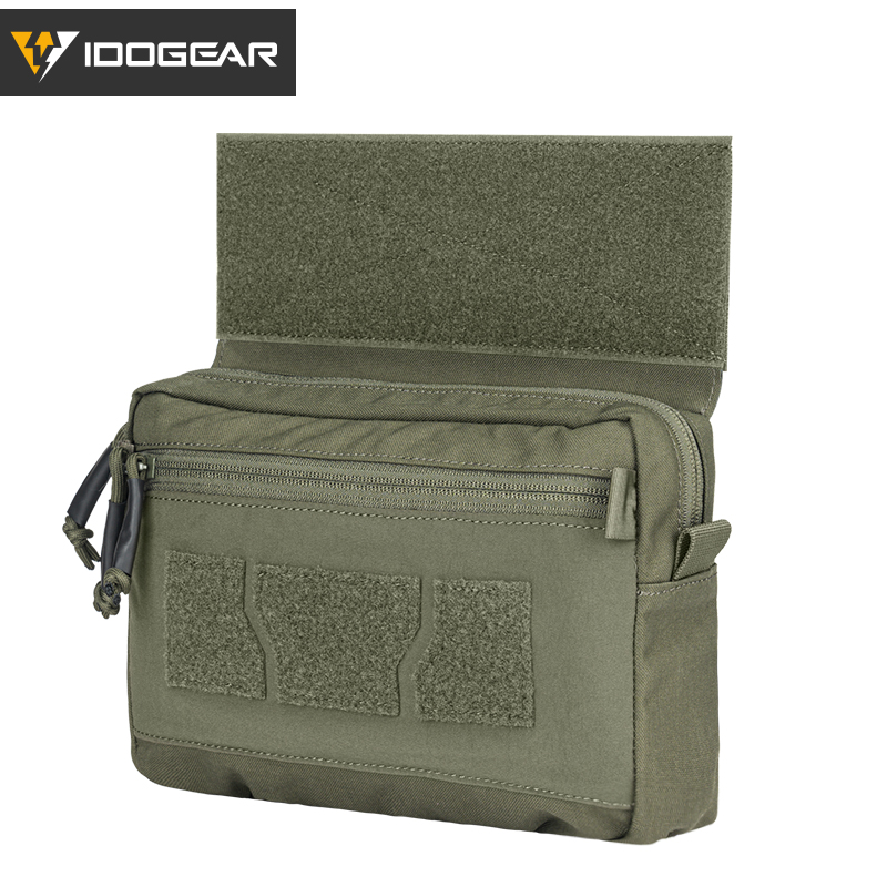IDOGEAR Tactical Drop Pouch Multi-Function Abdominal Fanny Pack Camouflage Waist Bag Tactical EDC Combat Pouch 3587-IDOGEAR INDUSTRIAL