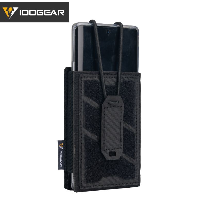 IDOGEAR Tactical Phone Pouch 5.56 Mag Pouch Adjustable Anti-Slip Universal MOLLE Phone Case 3588
