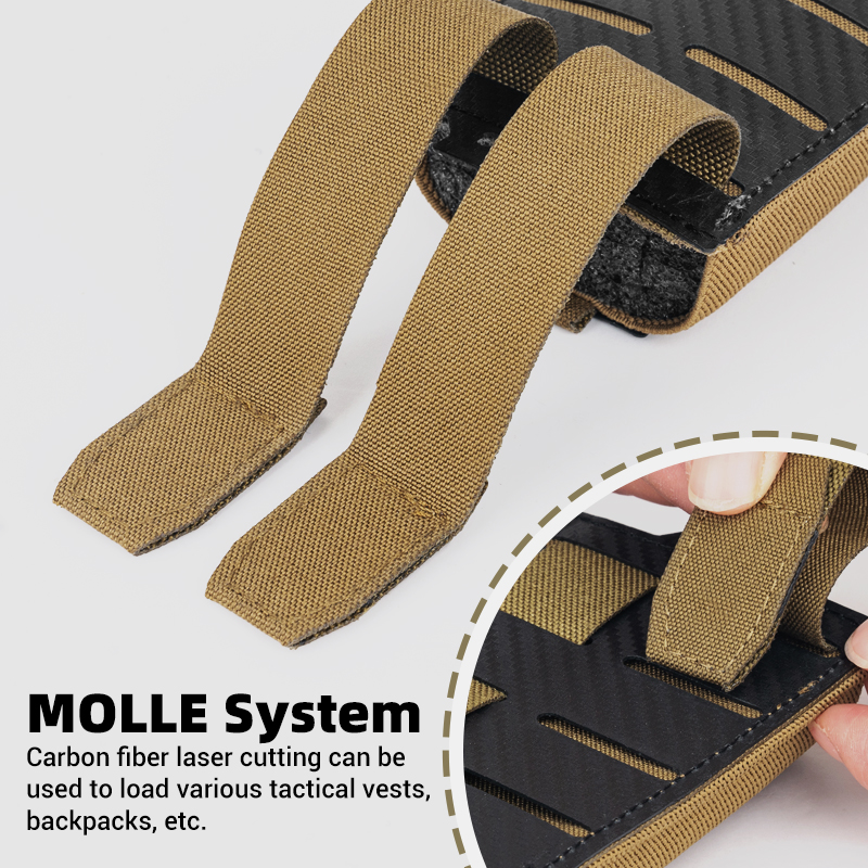 IDOGEAR Tactical 5.56 Single Mag Pouch MOLLE Non-Slip Loop-Wool Quick Draw Camo Magazine Pouch 3591