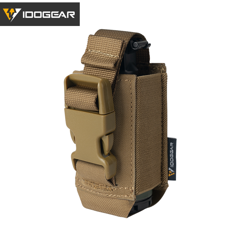 IDOGEAR Tactical Flash Bang Grenade Pouch Single Tool Pouch Carrier Multi-Function MOLLE 3593-IDOGEAR INDUSTRIAL