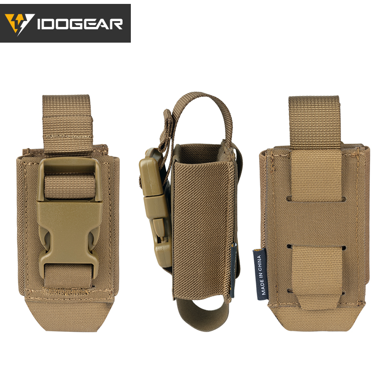 IDOGEAR Tactical Flash Bang Grenade Pouch Single Tool Pouch 
