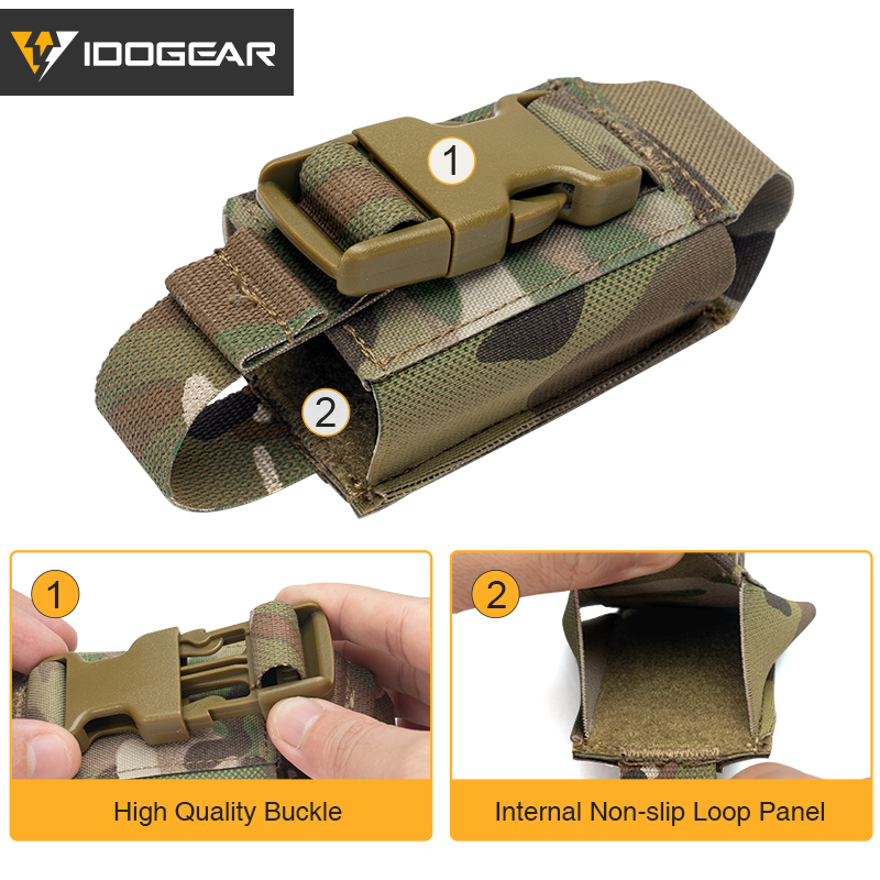 IDOGEAR Tactical Flash Bang Grenade Pouch Single Tool Pouch