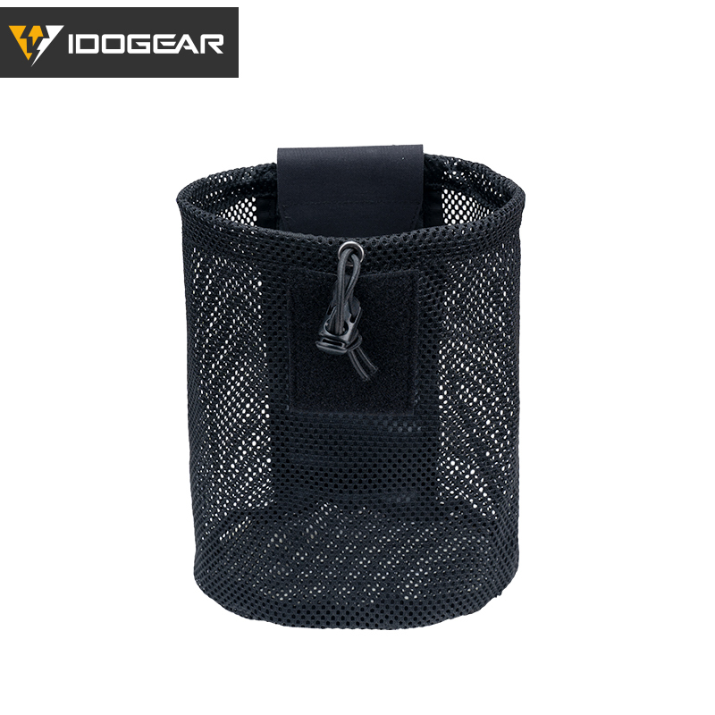 IDOGEAR Tactical MOLLE Roll-Up Mag Mesh Dump Pouch Recycling Tool pouch 3595