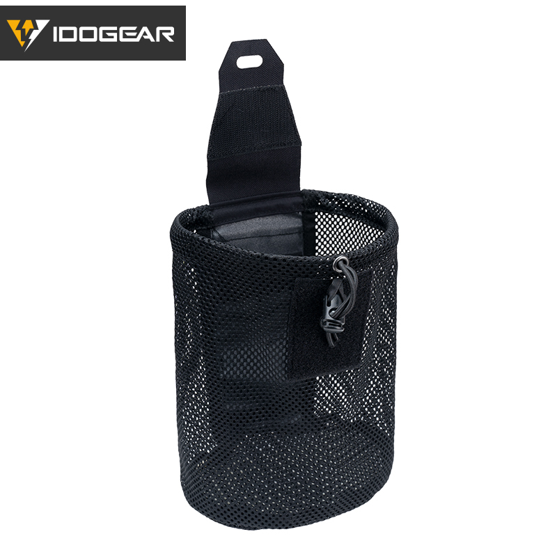 IDOGEAR Tactical MOLLE Roll-Up Mag Mesh Dump Pouch Recycling Tool pouch 3595