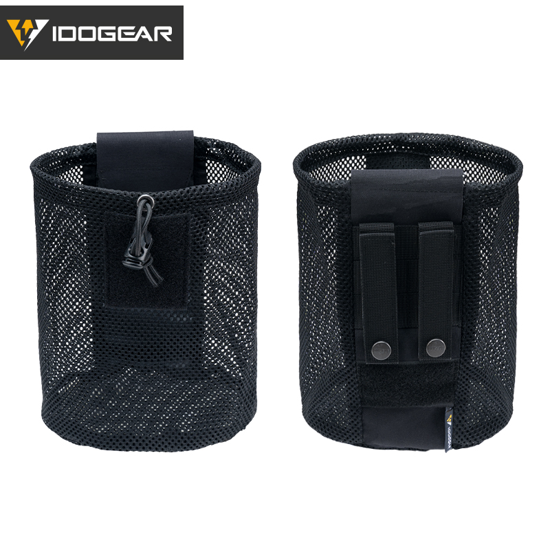 IDOGEAR Tactical MOLLE Roll-Up Mag Mesh Dump Pouch Recycling Tool pouch 3595