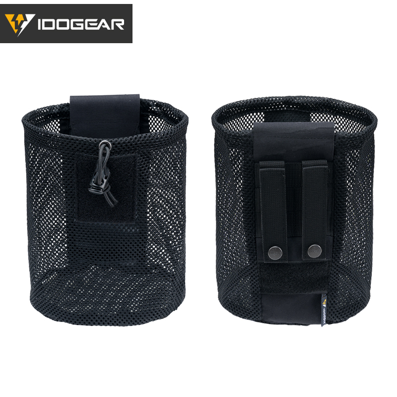 IDOGEAR Tactical MOLLE Roll-Up Mag Mesh Dump Pouch Recycling Tool pouch 3595