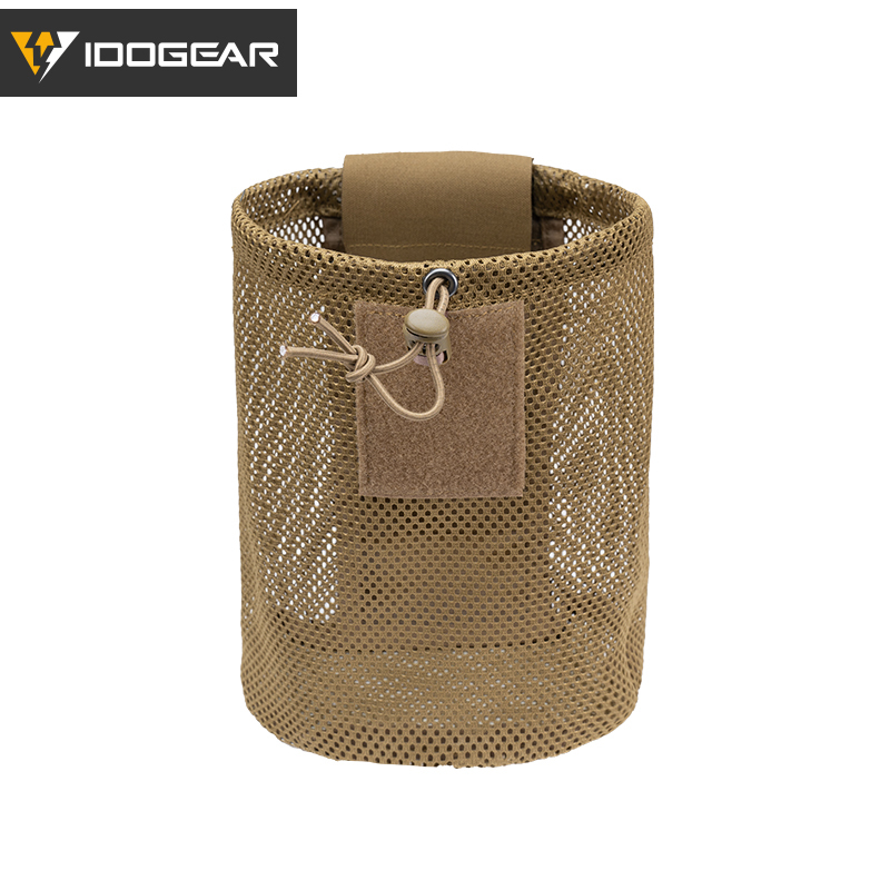 IDOGEAR Tactical MOLLE Roll-Up Mag Mesh Dump Pouch Recycling Tool pouch 3595