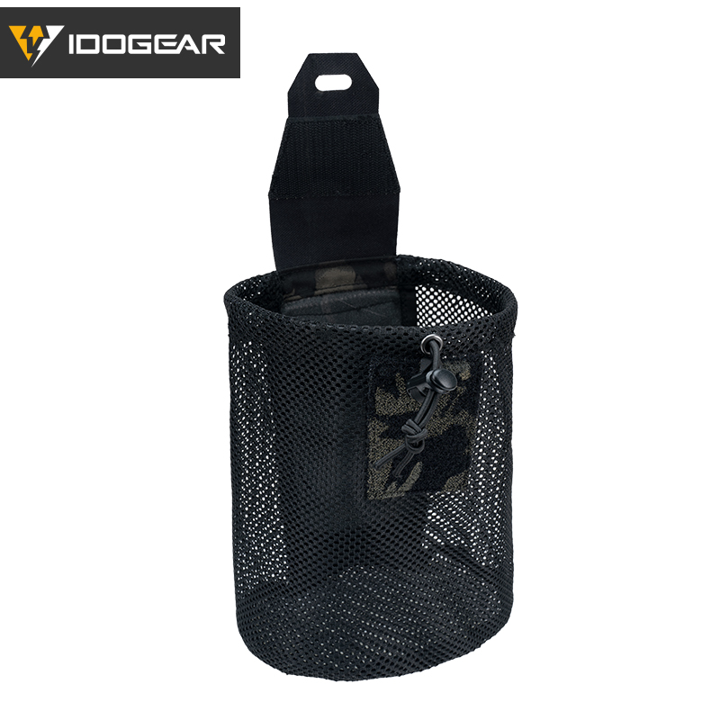 IDOGEAR Tactical MOLLE Roll-Up Mag Mesh Dump Pouch Recycling Tool pouch 3595