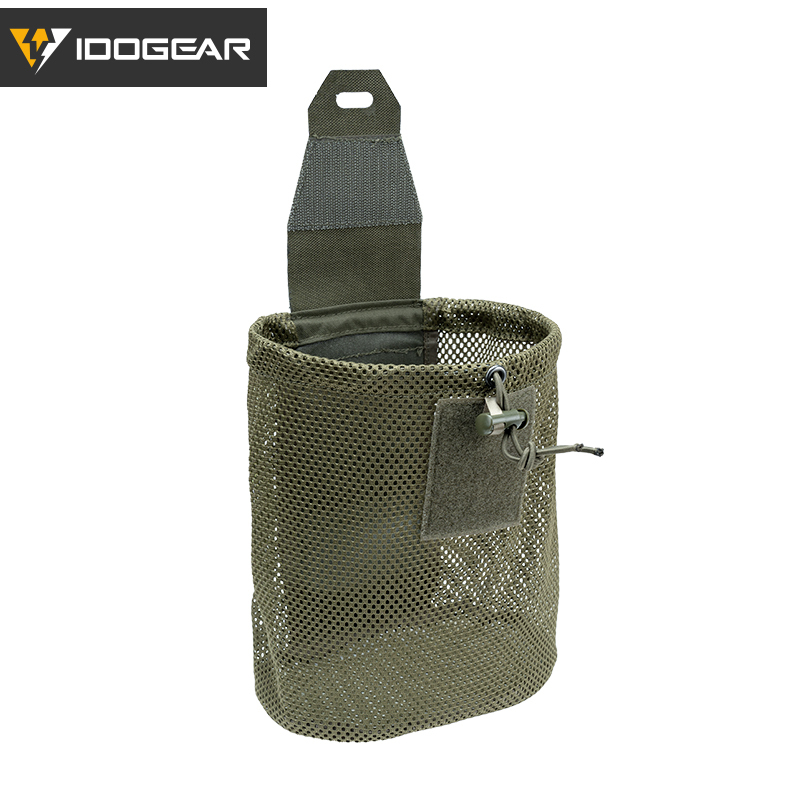 IDOGEAR Tactical MOLLE Roll-Up Mag Mesh Dump Pouch Recycling Tool pouch 3595