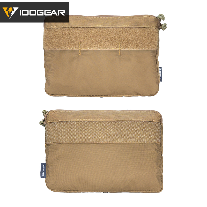 IDOGEAR Tactical DOPE DOPE Front Flap Insert Pouch Kangaroo Insert Pocket Inner Pouch Hook&Loop 3597