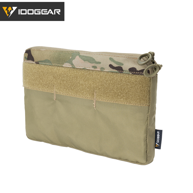 IDOGEAR Tactical DOPE DOPE Front Flap Insert Pouch Kangaroo Insert Pocket Inner Pouch Hook&Loop 3597