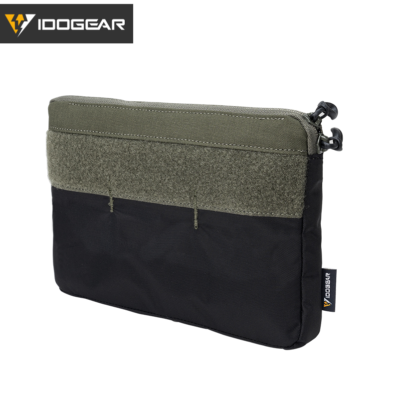 IDOGEAR Tactical DOPE DOPE Front Flap Insert Pouch Kangaroo Insert Pocket Inner Pouch Hook&Loop 3597