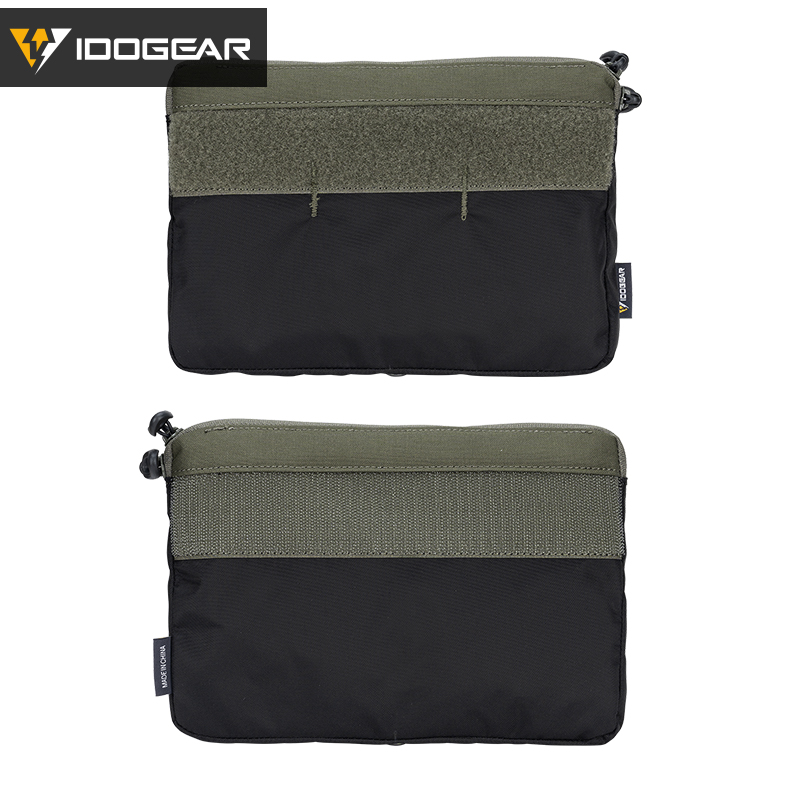 IDOGEAR Tactical DOPE DOPE Front Flap Insert Pouch Kangaroo Insert Pocket Inner Pouch Hook&Loop 3597