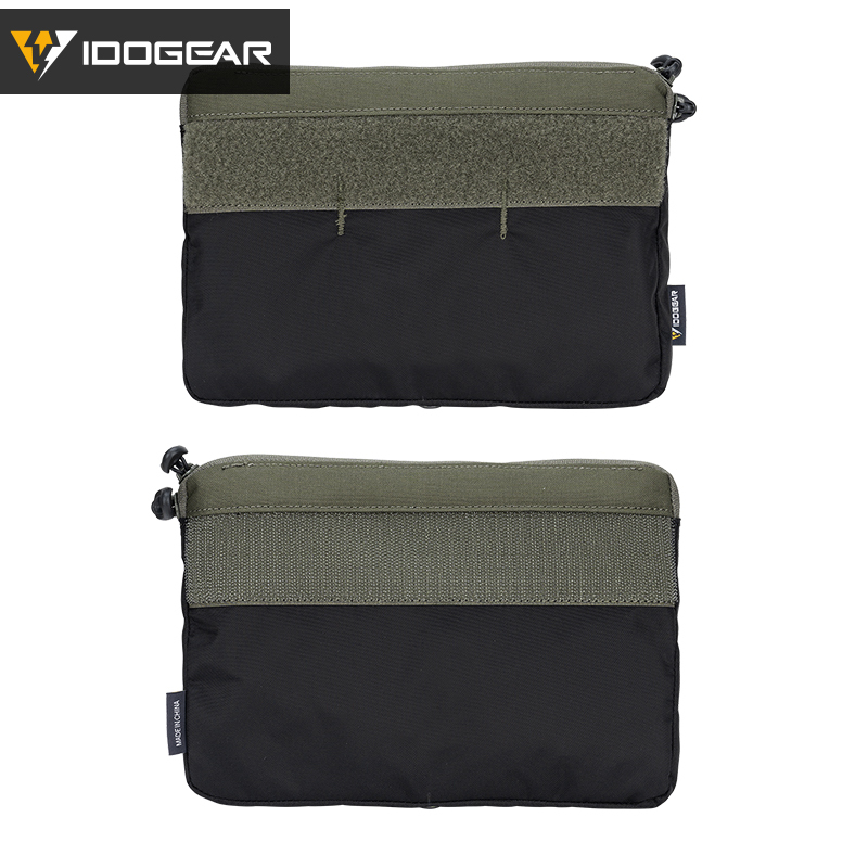 IDOGEAR Tactical DOPE DOPE Front Flap Insert Pouch Kangaroo Insert Pocket Inner Pouch Hook&Loop 3597