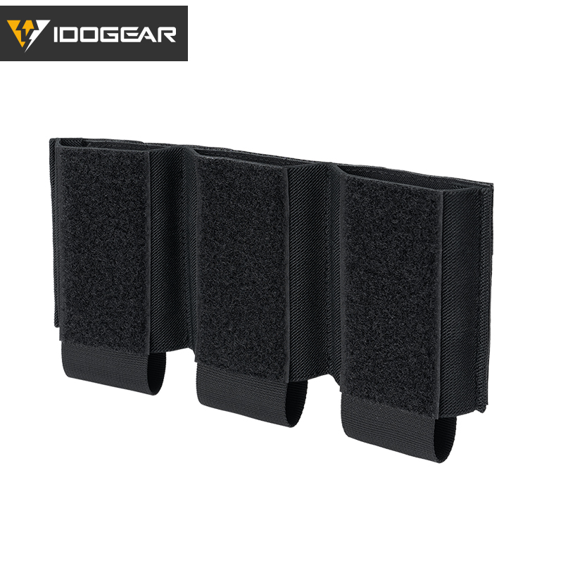IDOGEAR Triple Mag Pouch Hook&Loop Nylon Mag Carrier Hunting Tactical Magazine Pouch 3598