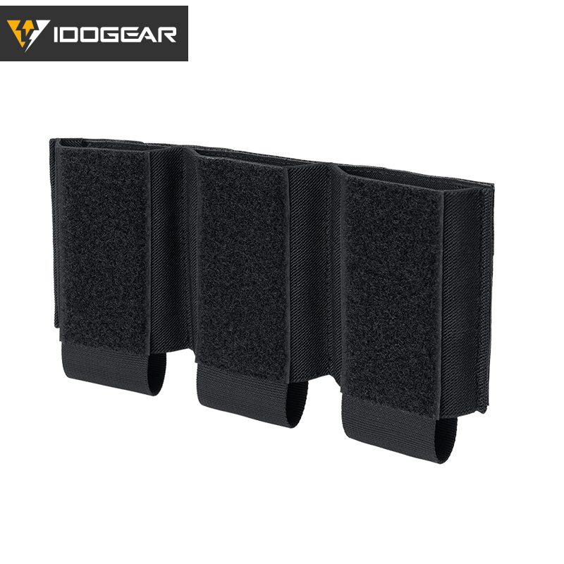 IDOGEAR Triple Mag Pouch Hook&Loop Nylon Mag Carrier Hunting Tactical Magazine Pouch 3598