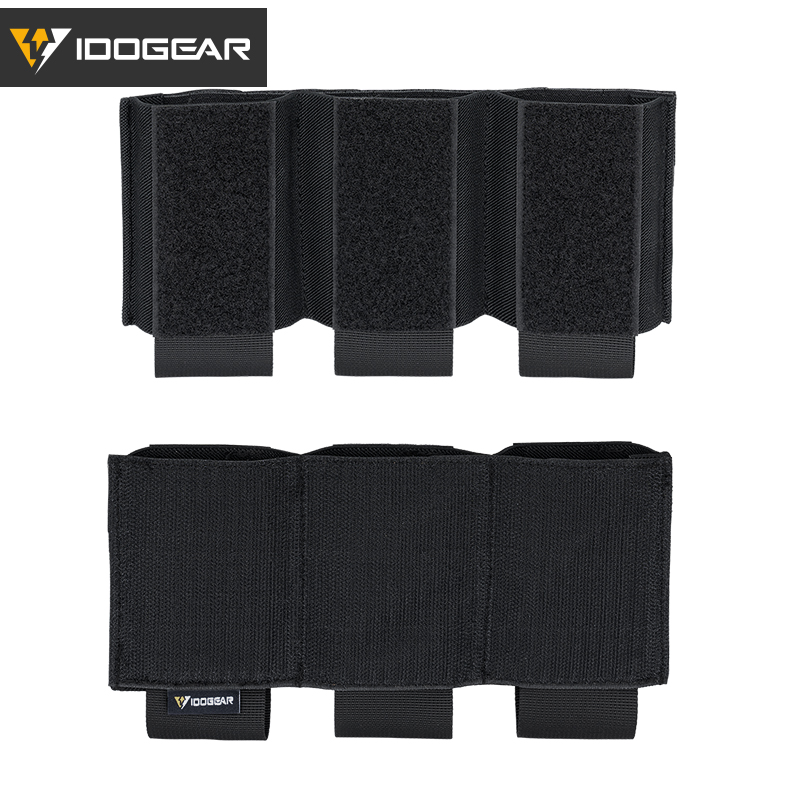IDOGEAR Triple Mag Pouch Hook&Loop Nylon Mag Carrier Hunting Tactical Magazine Pouch 3598