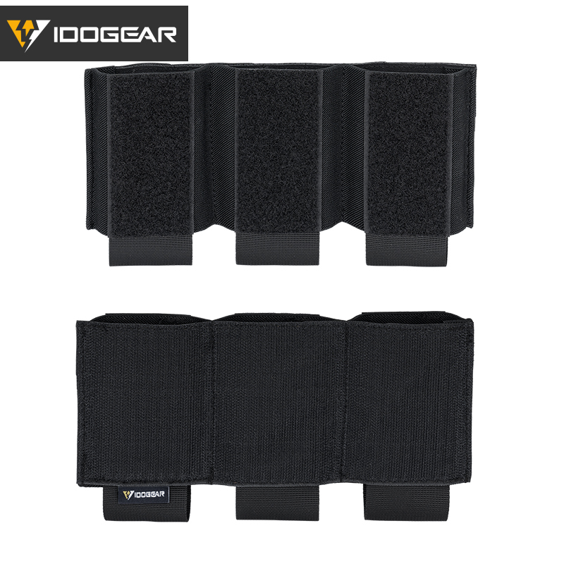 IDOGEAR Triple Mag Pouch Hook&Loop Nylon Mag Carrier Hunting Tactical Magazine Pouch 3598