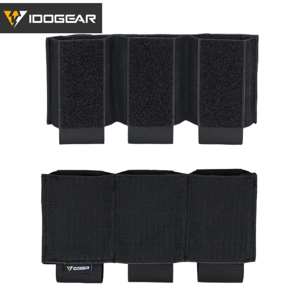 IDOGEAR Triple Mag Pouch Hook&Loop Nylon Mag Carrier Hunting Tactical Magazine Pouch 3598