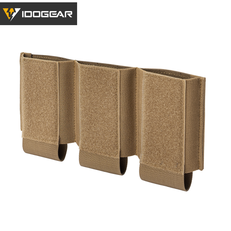 IDOGEAR Triple Mag Pouch Hook&Loop Nylon Mag Carrier Hunting Tactical Magazine Pouch 3598