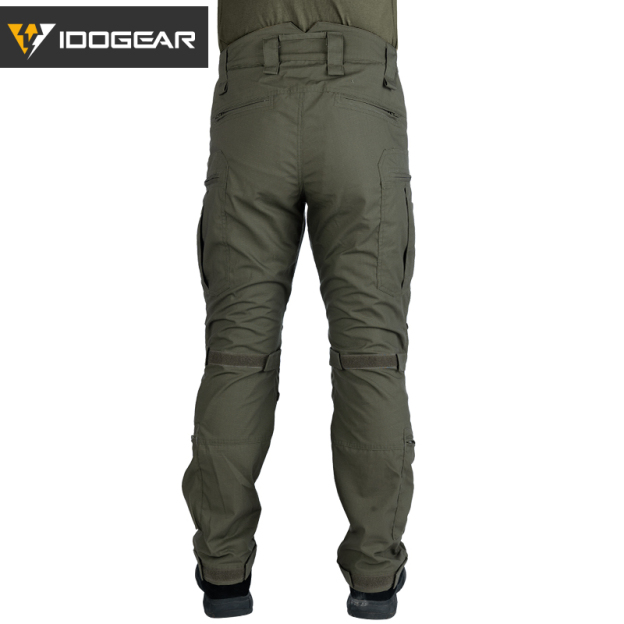 IDOGEAR Combat UFS Flex Pants Tactical Pants w/ Knee Pads Camo Trousers For Military, Airsoft, Shooting Sports  3209-IDOGEAR INDUSTRIAL