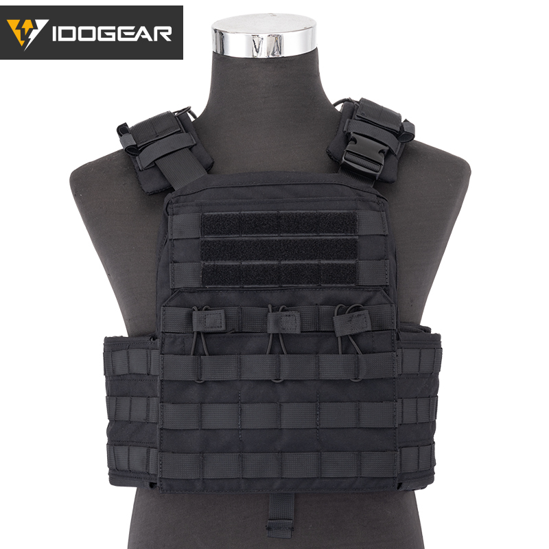 IDOGEAR Molle Tactical CPC Vest Body Armor Outdoor Combat Carrier Plate Genuine Pure Color Series 3313-IDOGEAR INDUSTRIAL