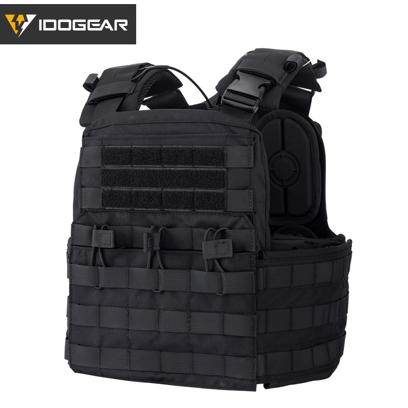 IDOGEAR Molle Tactical CPC Vest Body Armor Outdoor Combat Carrier Plate Genuine Pure Color Series IG3313