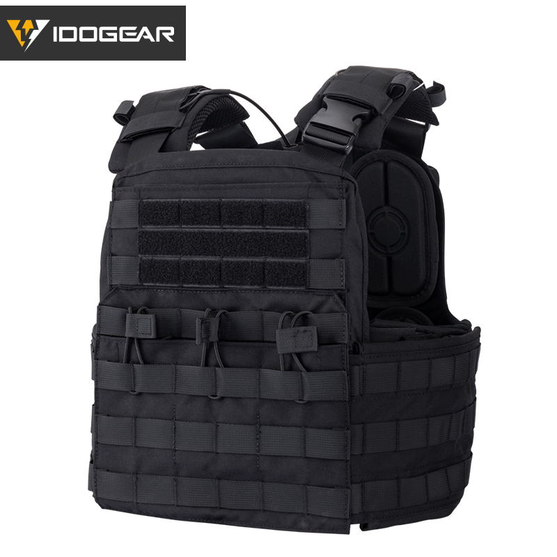 IDOGEAR Molle Tactical CPC Vest Body Armor Outdoor Combat Carrier Plate Genuine Pure Color Series 3313-IDOGEAR INDUSTRIAL
