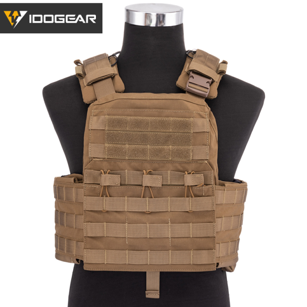 IDOGEAR Molle Tactical CPC Vest Body Armor Outdoor Combat Carrier Plate Genuine Pure Color Series 3313-IDOGEAR INDUSTRIAL