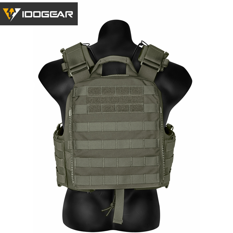 IDOGEAR Molle Tactical CPC Vest Body Armor Outdoor Combat Carrier Plate Genuine Pure Color Series 3313-IDOGEAR INDUSTRIAL