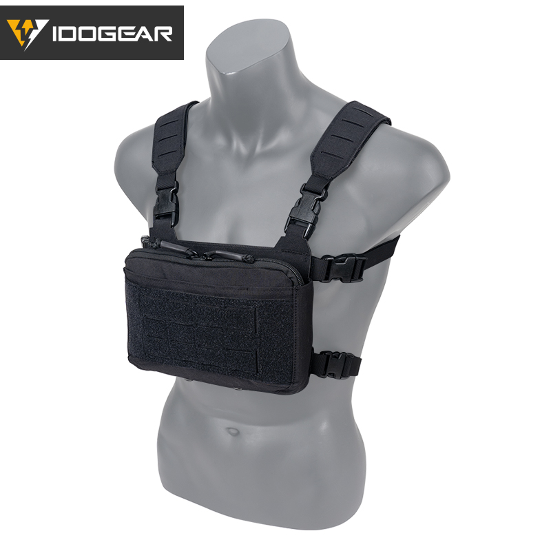 IDOGEAR KGR Tactical Chest Rig Multicam Lightweight For Airsoft Genuine Tactical  Chest Bags 3319