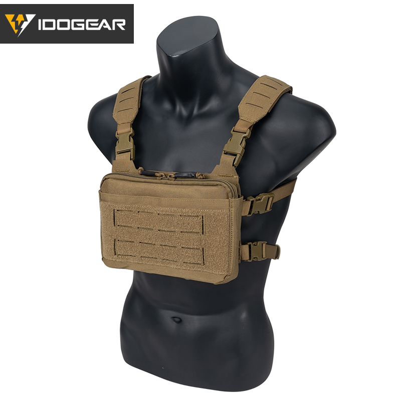  IDOGEAR KGR Tactical Chest Rig Multicam Lightweight For Airsoft Genuine Tactical Chest Bags 3319-IDOGEAR INDUSTRIAL
