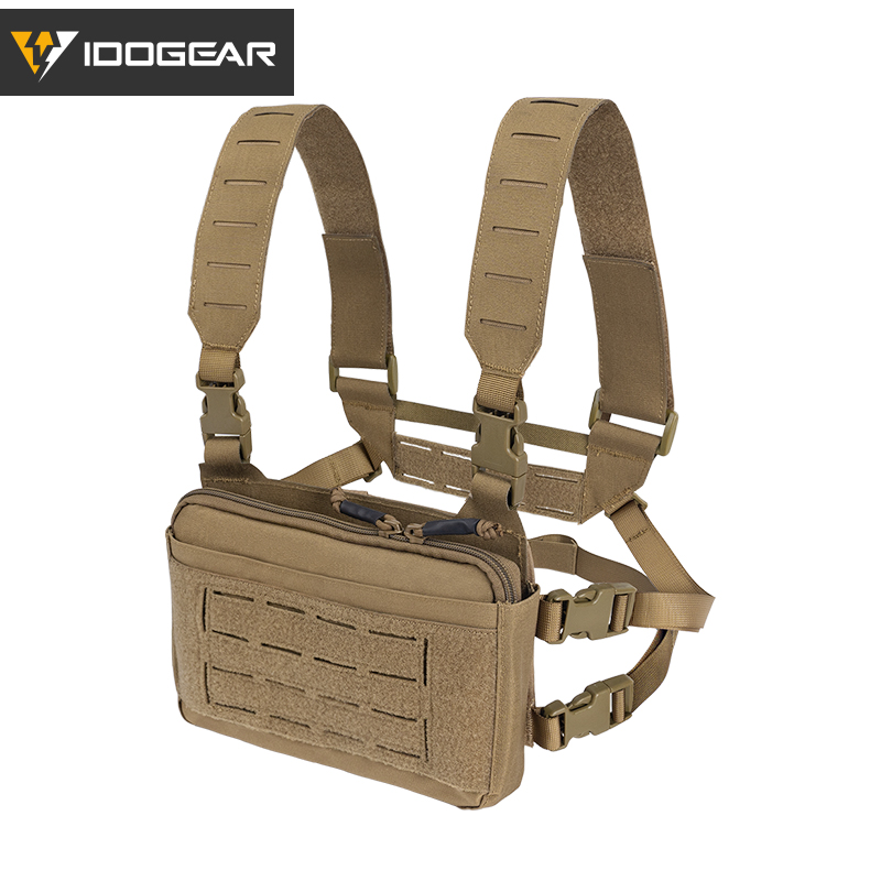 IDOGEAR KGR Tactical Chest Rig Multicam Lightweight For Airsoft