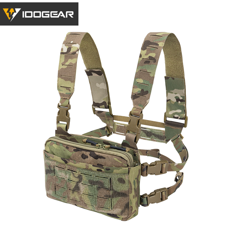 IDOGEAR KGR Tactical Chest Rig Multicam Lightweight For Airsoft Genuin