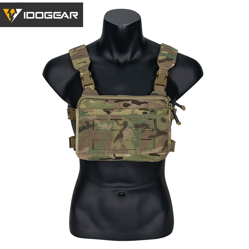 IDOGEAR KGR Tactical Chest Rig Multicam Lightweight For Airsoft Genuin