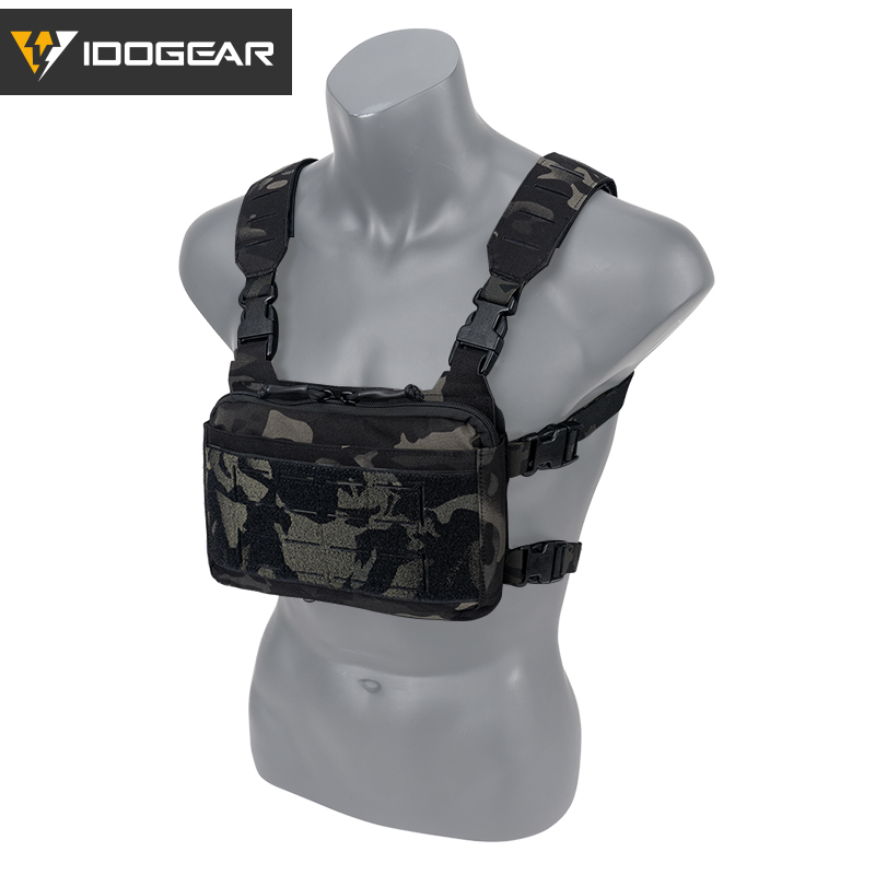 IDOGEAR KGR Tactical Chest Rig Multicam Lightweight For Airsoft Genuin