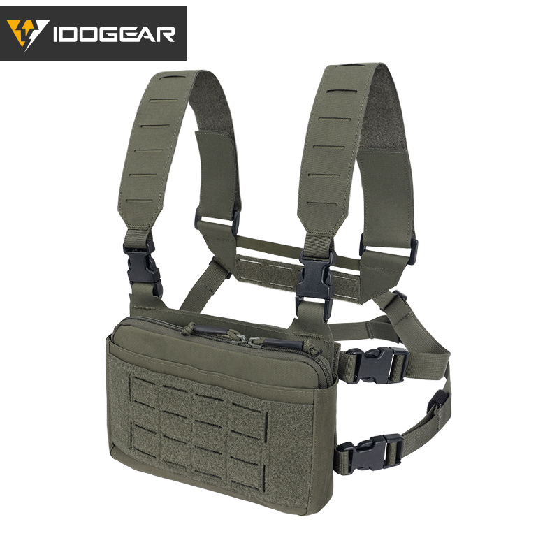 IDOGEAR MK3 Tactical Chest Rig Modular Lightweight Training