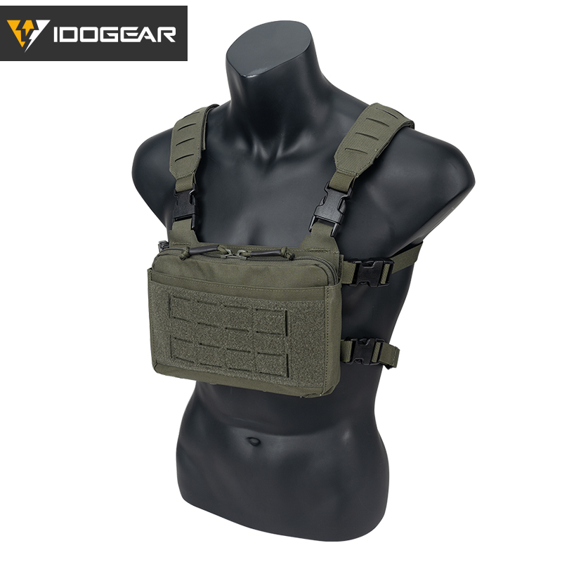  IDOGEAR KGR Tactical Chest Rig Multicam Lightweight For Airsoft Genuine Tactical Chest Bags 3319-IDOGEAR INDUSTRIAL
